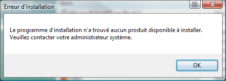 Problème désinstallation Office 2007