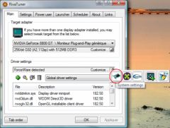 RivaTuner - System settings