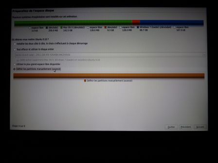 Partitionnement Ubuntu