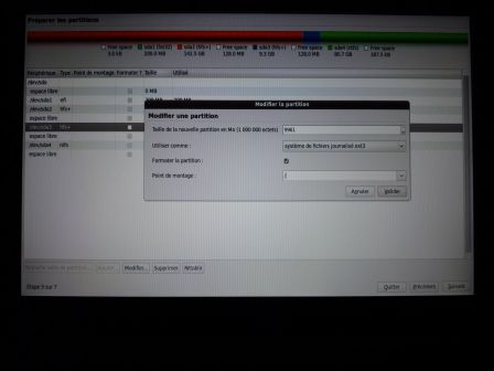 Partitionnement Ubuntu