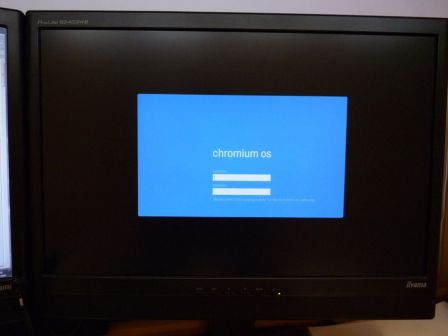 Chrome OS - Écran de connexion