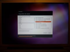Installation d'Ubuntu 10.10 - Clavier