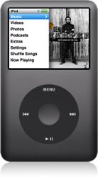 Apple iPod Classic noir