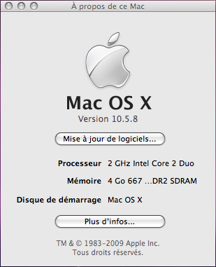 Mac OS X 10.5.8