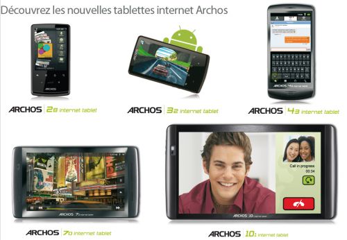 Archos Internet Tablet génération 8