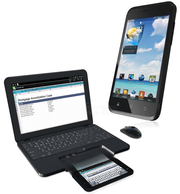 Spiderpad: tablet, laptop y consola en un smartphone