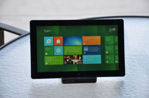 Tablette Samsung sous Windows 8