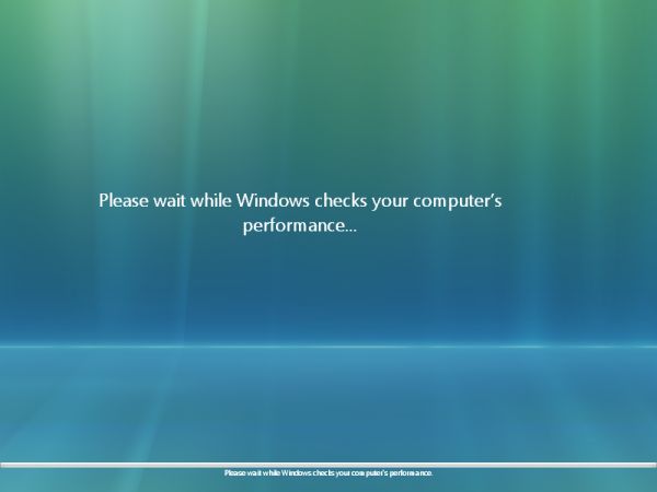 Windows Vista : treizième étape de l'installation