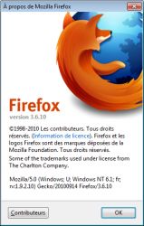 Mozilla Firefox : À propos