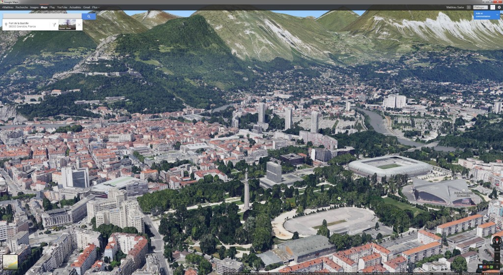 Le centre de Grenoble