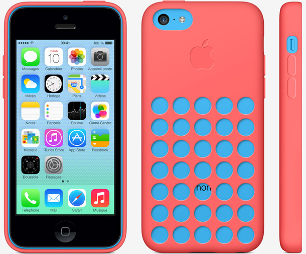 Faute de goût... l'iPhone rouge à pois bleus, approuvé par Apple...
