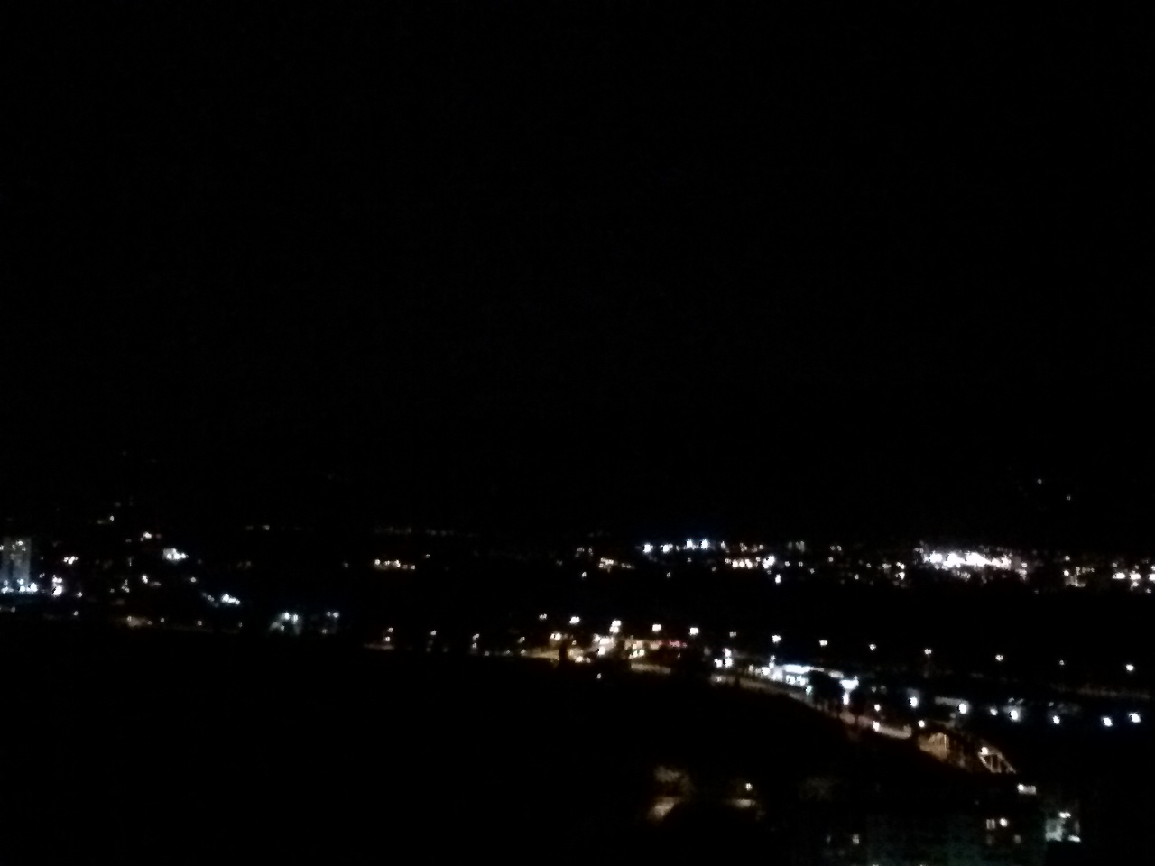 Caméra frontale, nuit