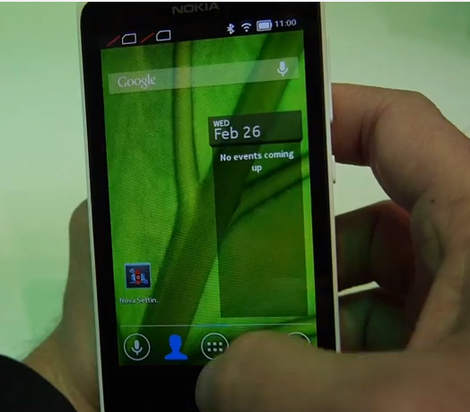 Novalauncher sur Nokia X