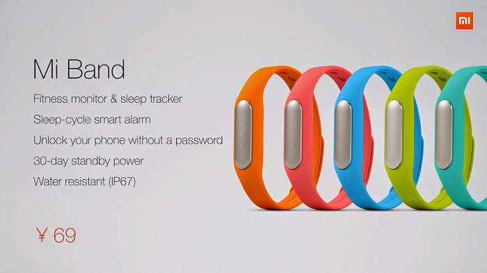 Bracelet connecté Xiaomi Mi Band