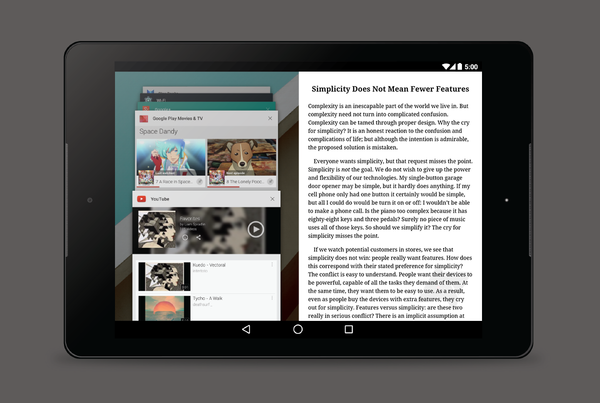 Android L pourrait ressembler à ça...