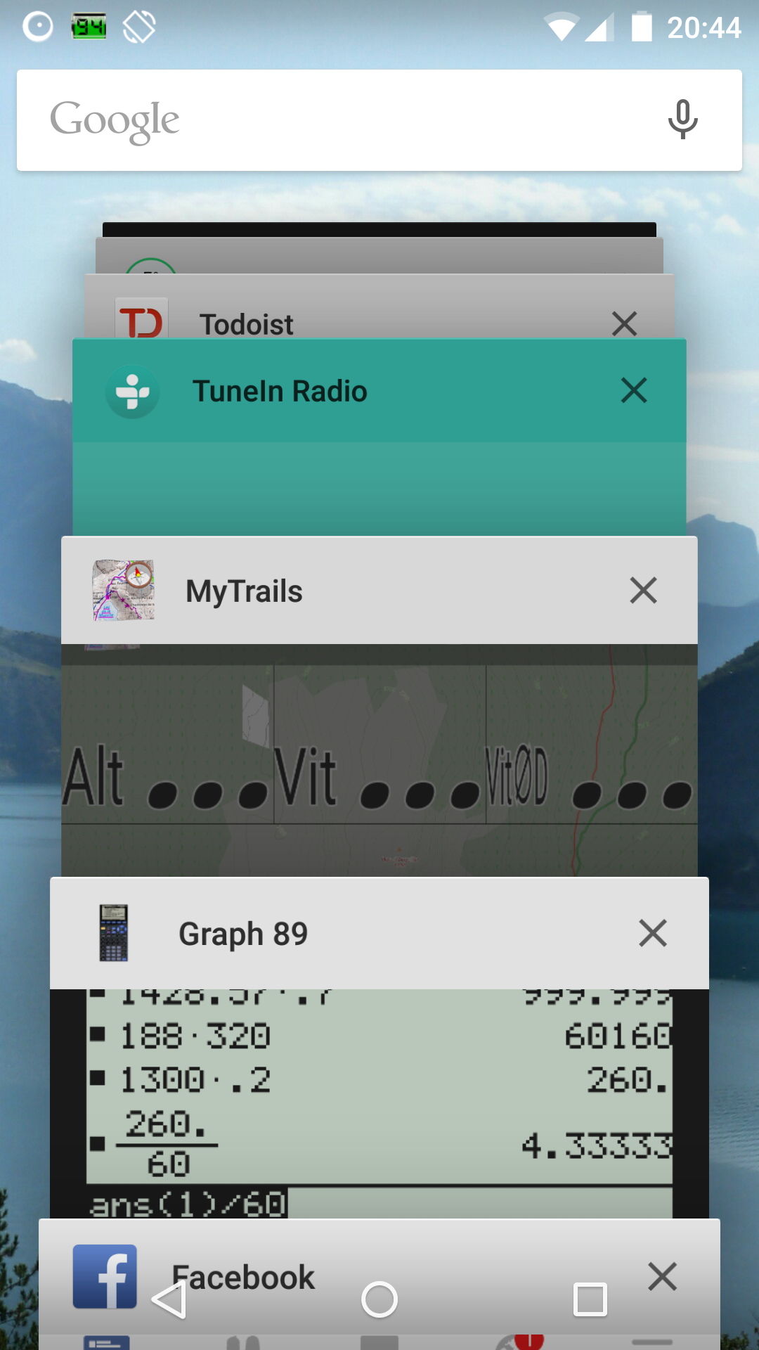 La bascule entre applications dans Lollipop