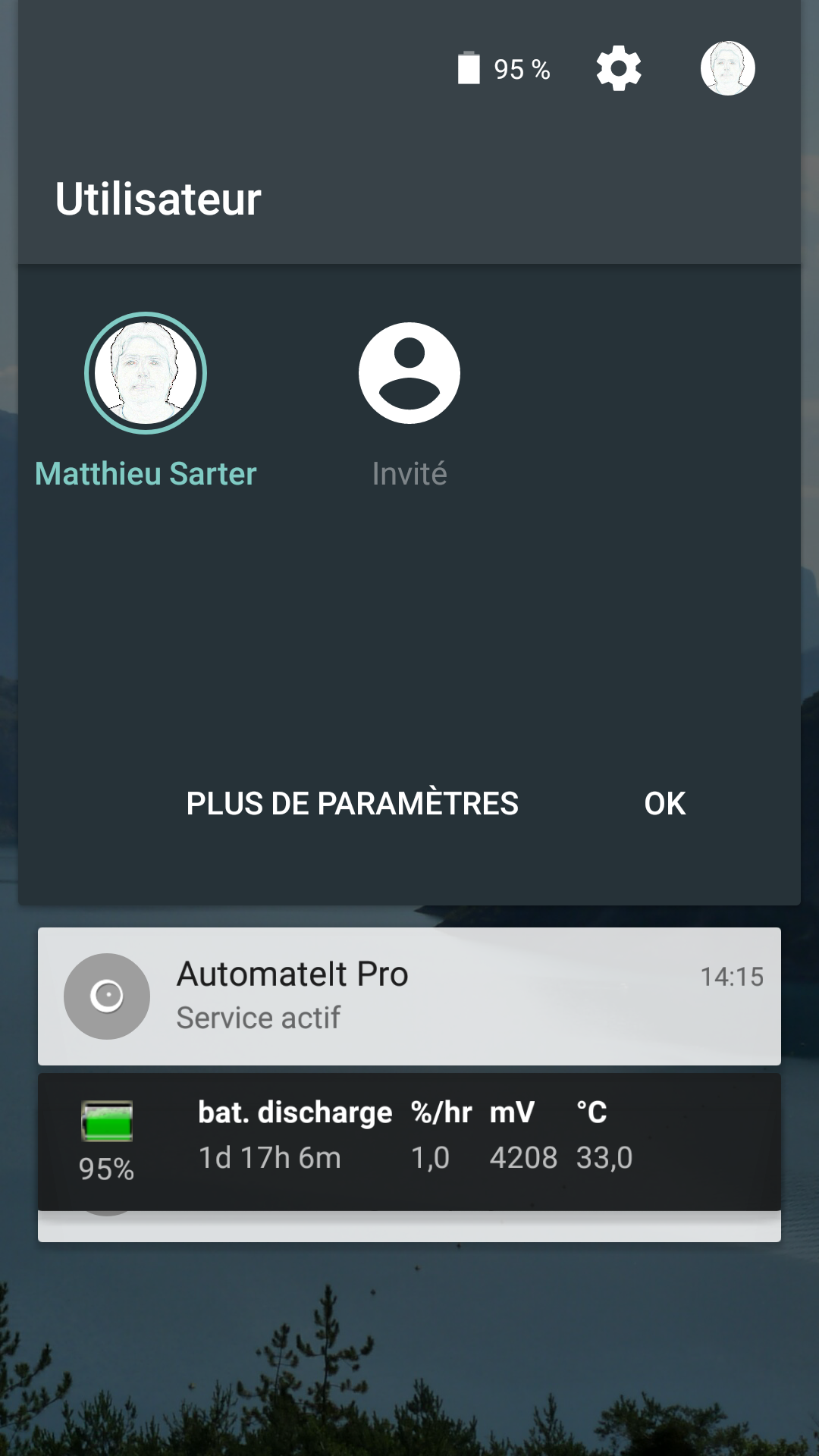 Bascule entre utilisateurs dans Lollipop