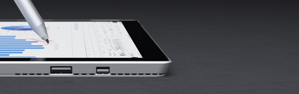 Surface 3 : connectique et stylet