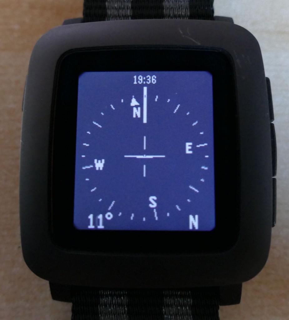 Pebble Time : Compass