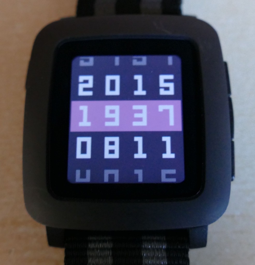 Pebble Time : le cadran Enigma