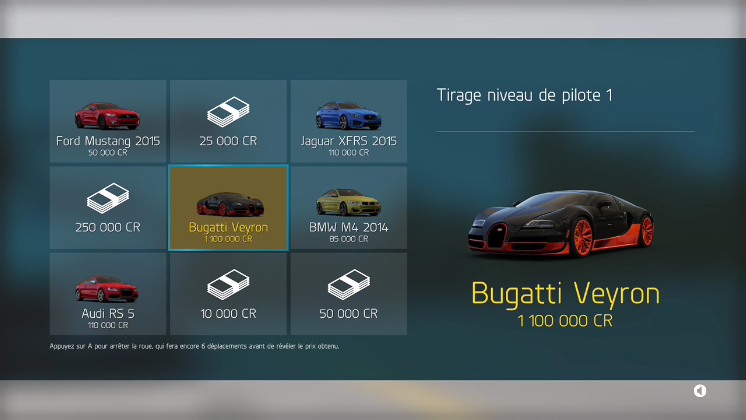 Forza 6 : tirage au sort