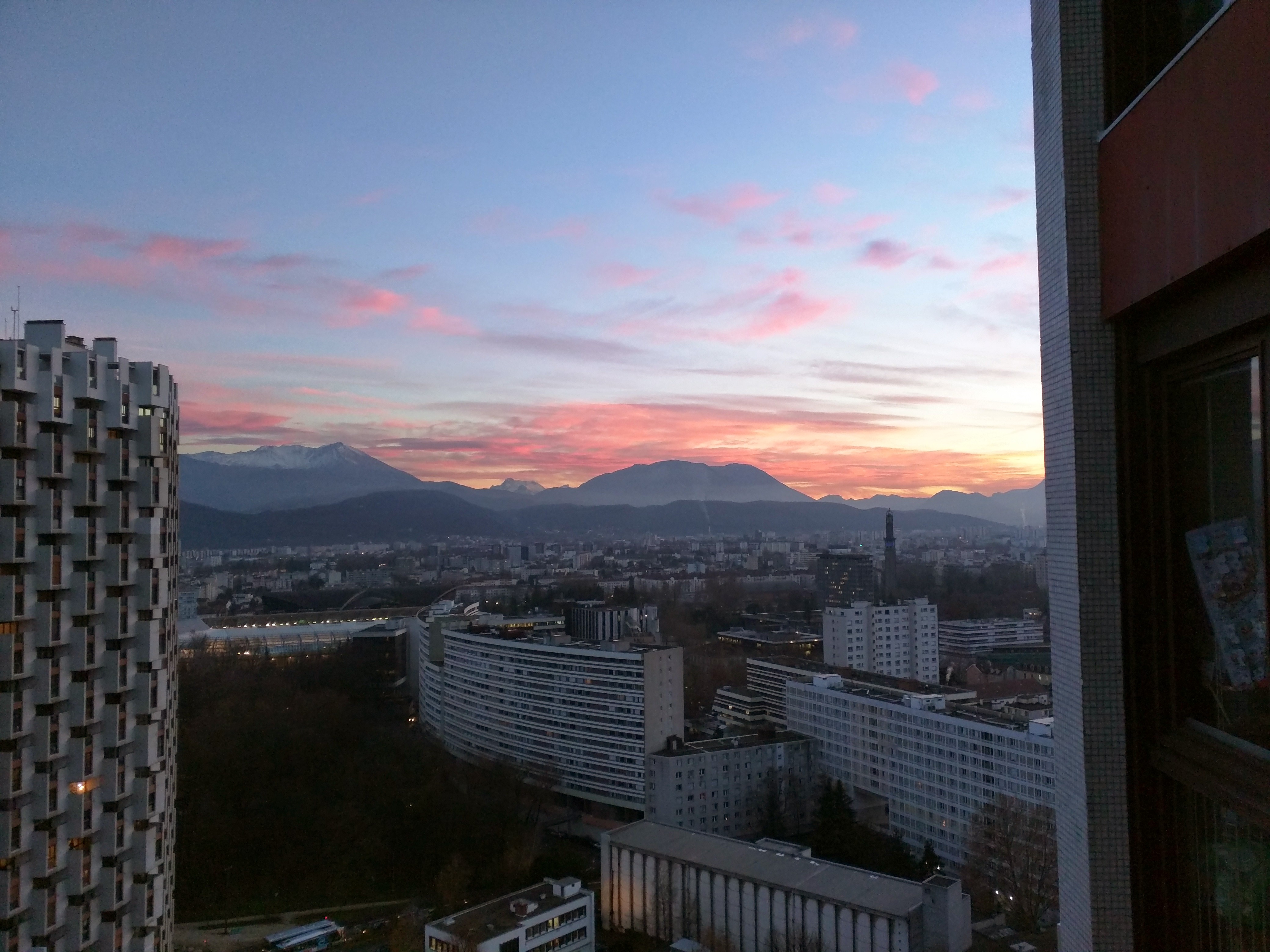 Nexus 6 : crépuscule sans HDR
