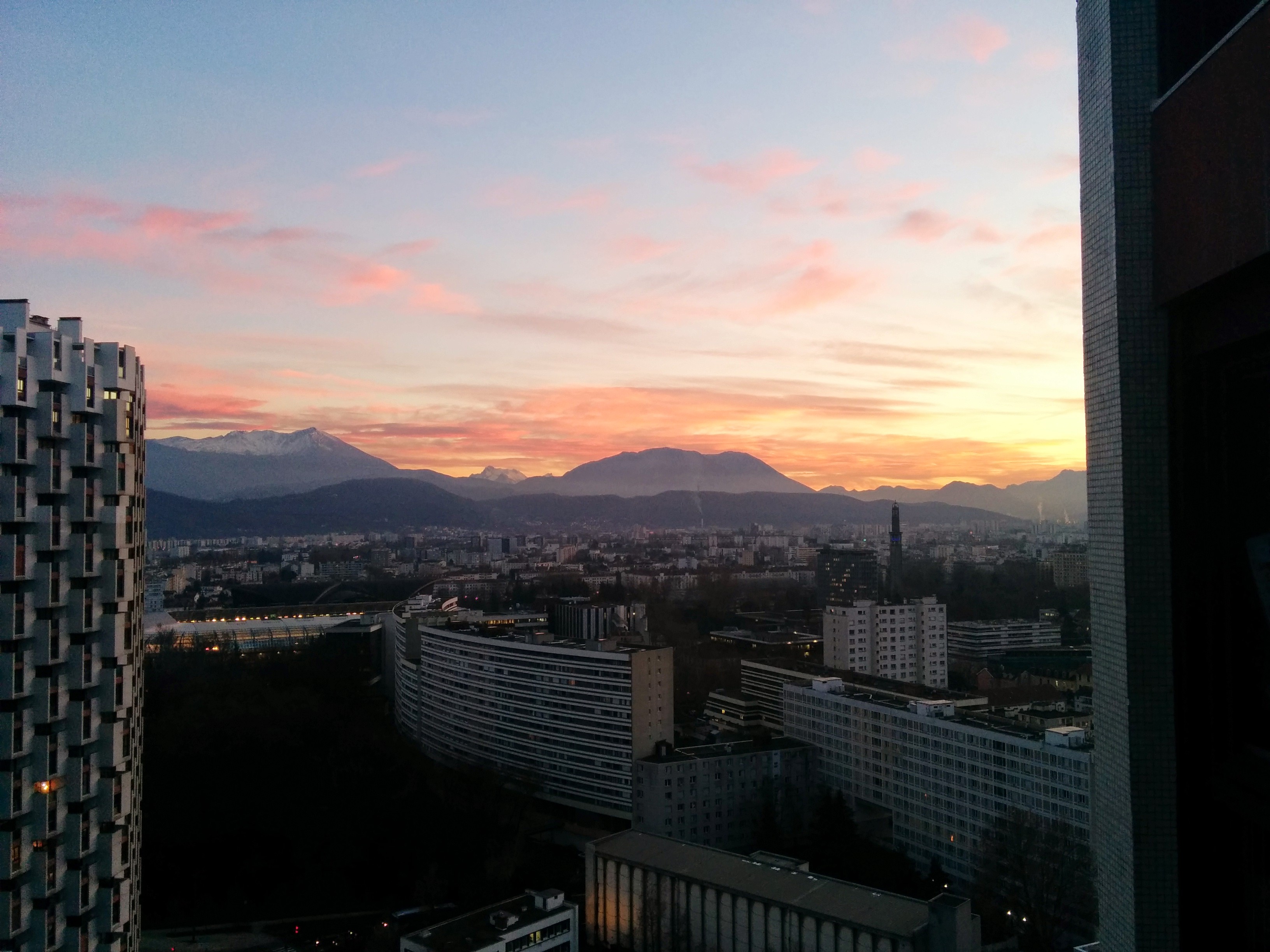Nexus 5 : crépuscule sans HDR