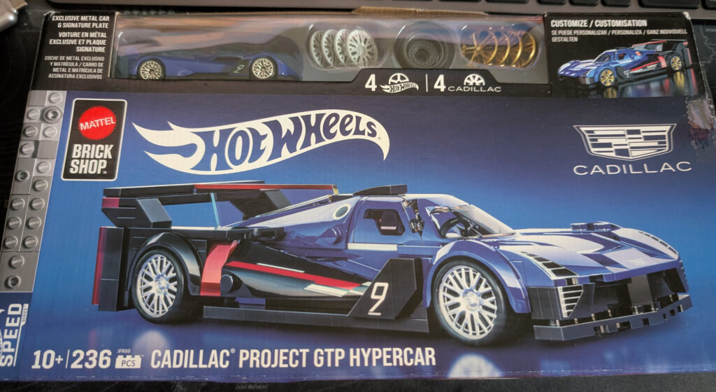 Mattel Brick Shop Cadillac Project GTP - La boîte