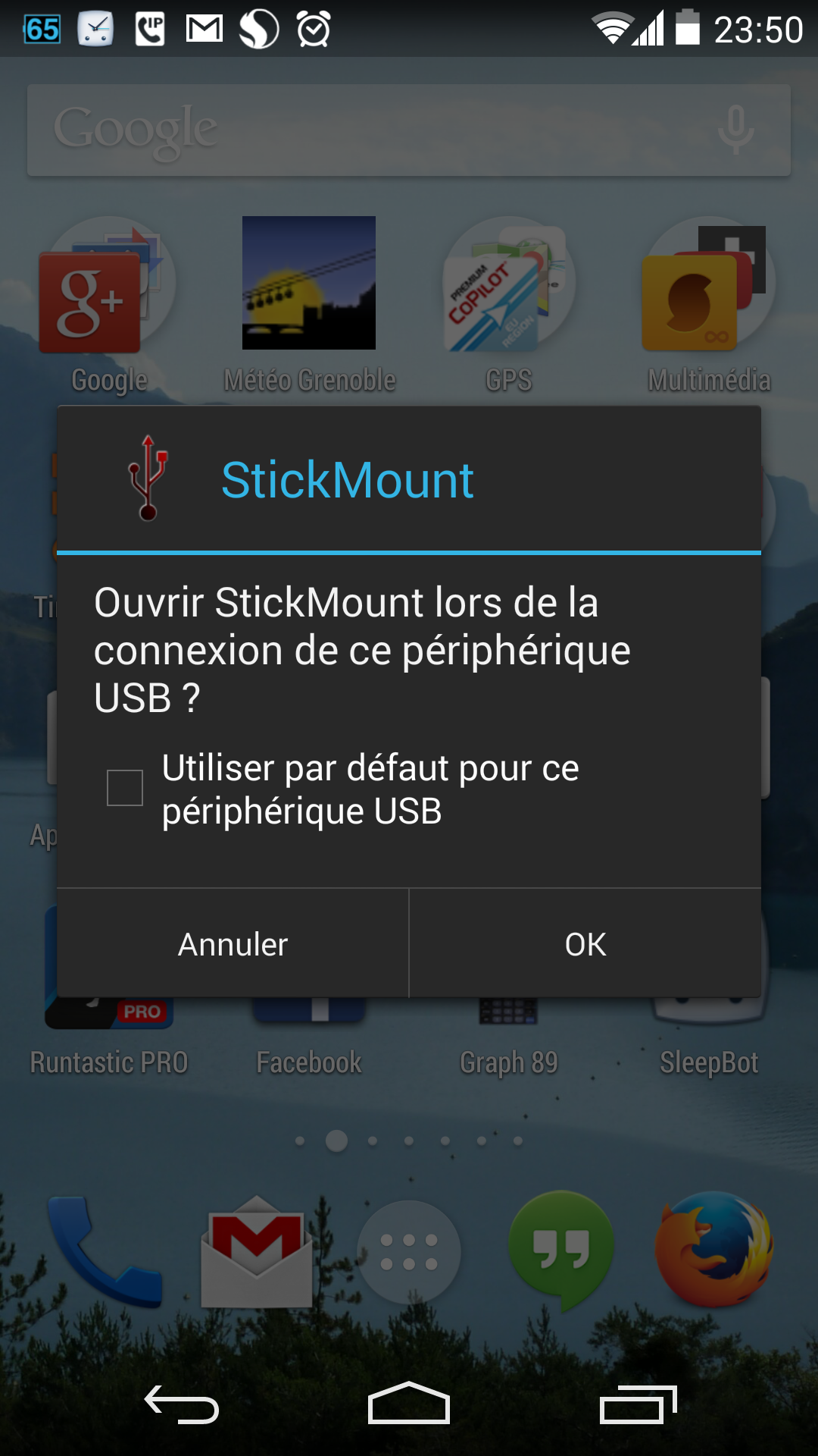 StickMount sur Nexus 5